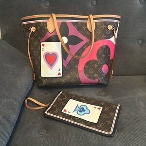 Louis Vuitton Neverfull MM. Limited edition from Cruse 2020 Game On Collection